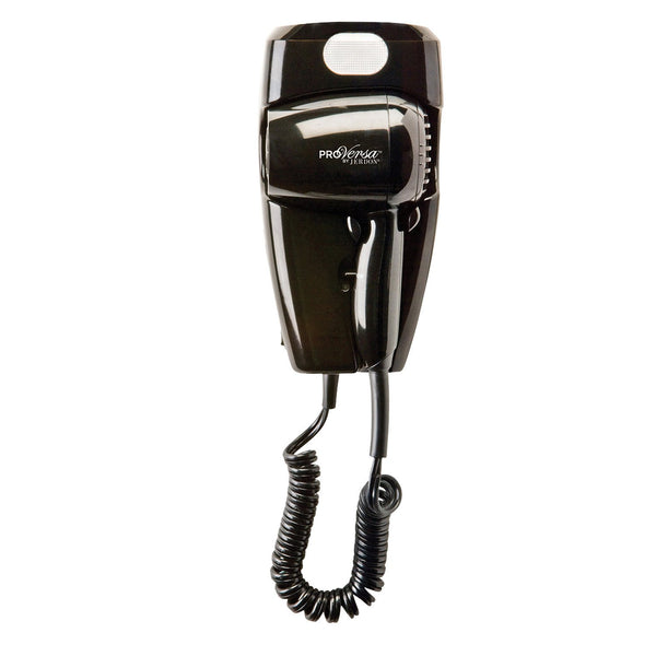 Wall Mount Hair Dryer w/LED Night Light